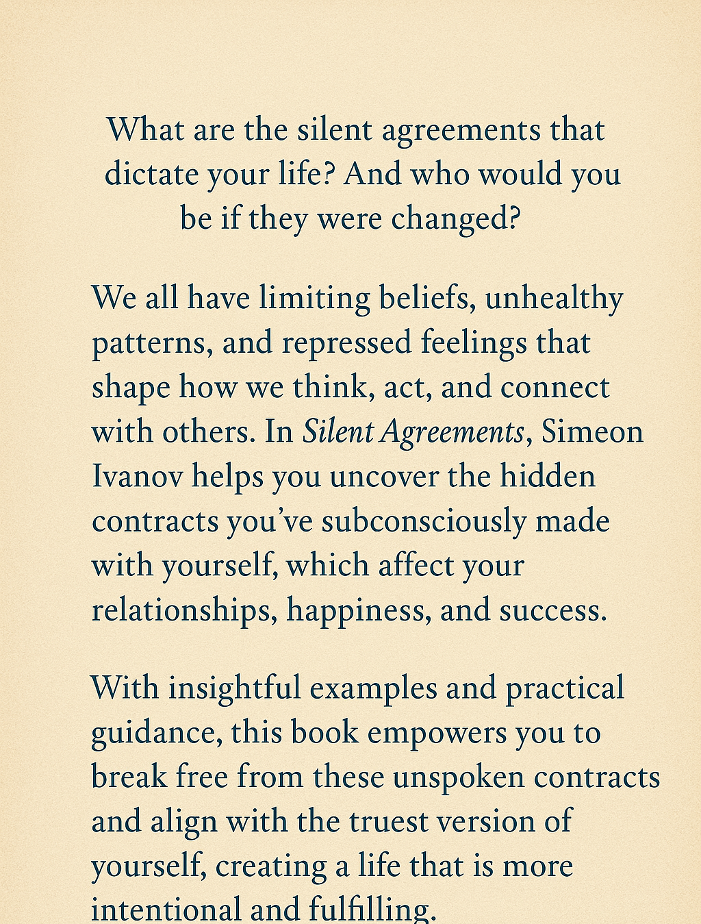 Silent Agreements