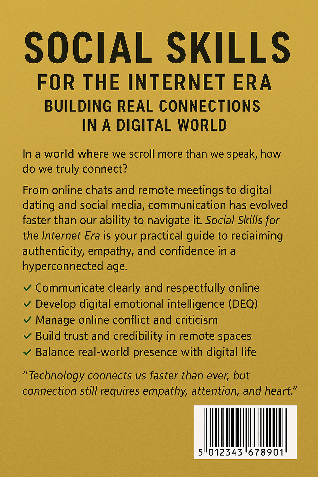 Social Skills for the Internet Era