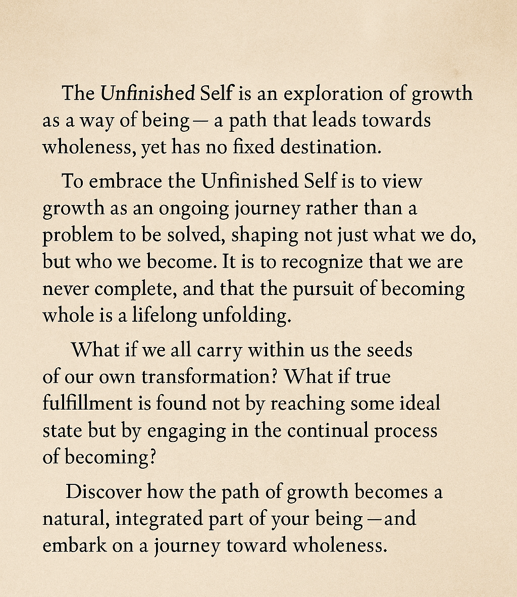 The Unfinished Self